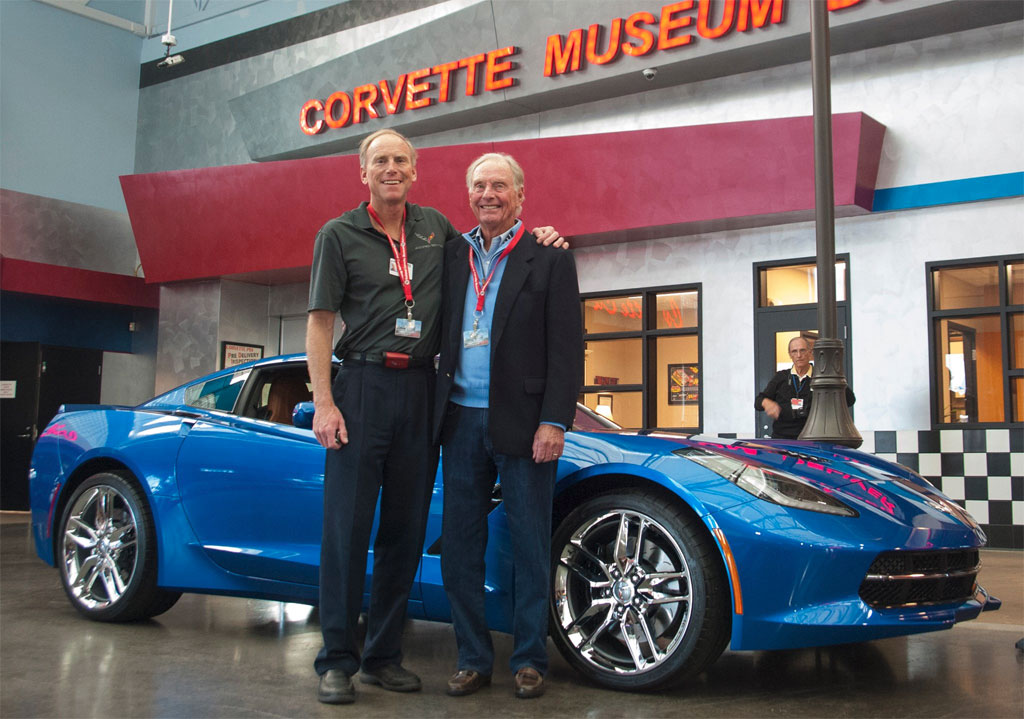 Video: Father of Corvette's Chief Engineer Picks Up His C7 at NCM