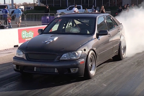 Video: One Brutal Twin Turbo 5.3 Swapped Lexus IS300