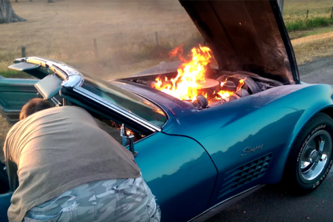 Video: Feelin' the Burn, Literally - C3 Goes Up In Flames