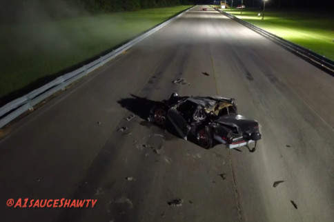 Video: Big Wheel Racer Survives Terrifying Top End Crash