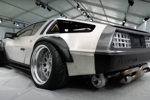 From Salvage To Savage: Timeless Twin-Turbo LS-Swapped DeLorean