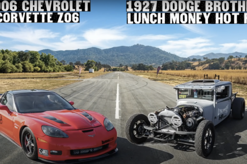 This Vs. That: 1927 Twin-Turbo Dodge Truck Takes On Boosted Z06